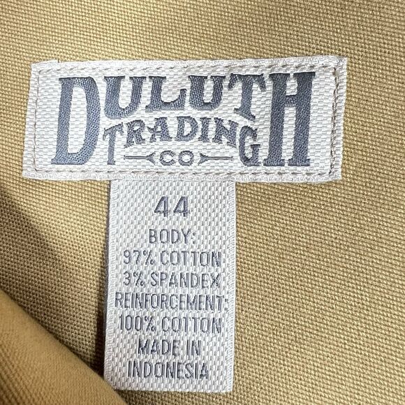 Duluth Trading Shorts Men’s 44 Flex Fire Hose Hybrid Reinforced Brown Khaki Work - Picture 9 of 10